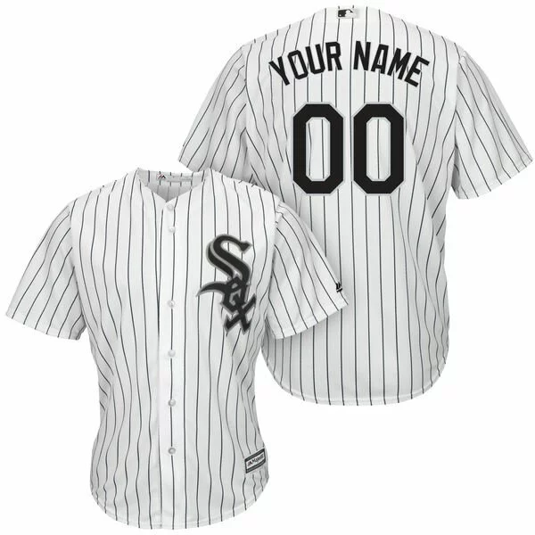 Chicago White Sox Customized Authentic Jersey: White Men's Baseball Home Flex Base6901913