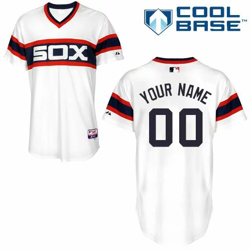 Chicago White Sox Customized Authentic Jersey: White Men's Baseball Alternate Flex Base6191913