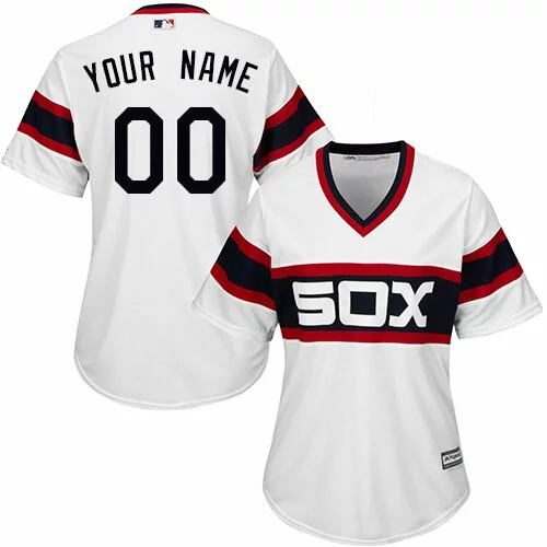 Chicago White Sox Customized Authentic Jersey: White Women's Baseball Alternate Cool Base1310326