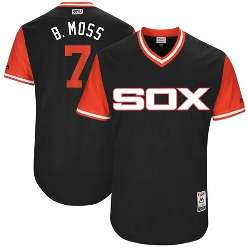 #7 Chicago White Sox Tim Anderson Authentic Jersey: Black Men's Baseball Players Weekend 