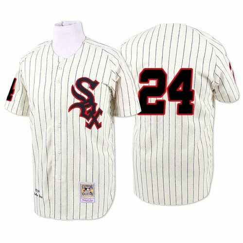 #24 Chicago White Sox Early Wynn Authentic Jersey: Cream Men's Baseball 1959 Throwback8550326