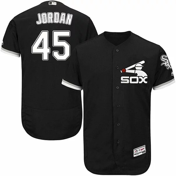 #45 Chicago White Sox Michael Jordan Authentic Jersey: Black Men's Baseball Alternate Cool Base4570326