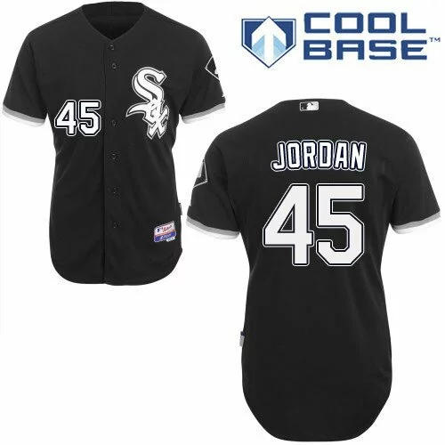 #45 Chicago White Sox Michael Jordan Authentic Jersey: Black Youth Baseball Alternate Cool Base4540326