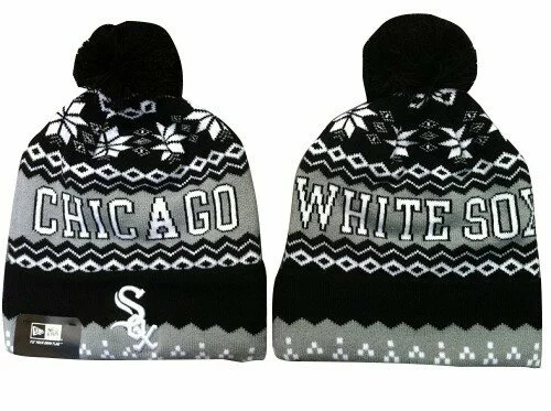 Baseball Chicago White Sox Stitched Knit Beanies Hats 013