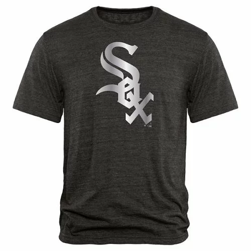 Baseball Chicago White Sox Fanatics Apparel Platinum Collection Tri-Blend T-Shirt - Grey